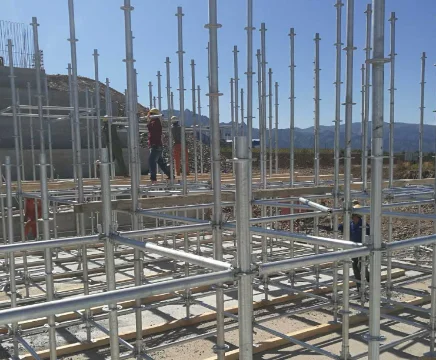 Ringlock Scaffolding Applied in Bridge Maintenance Project in Peru